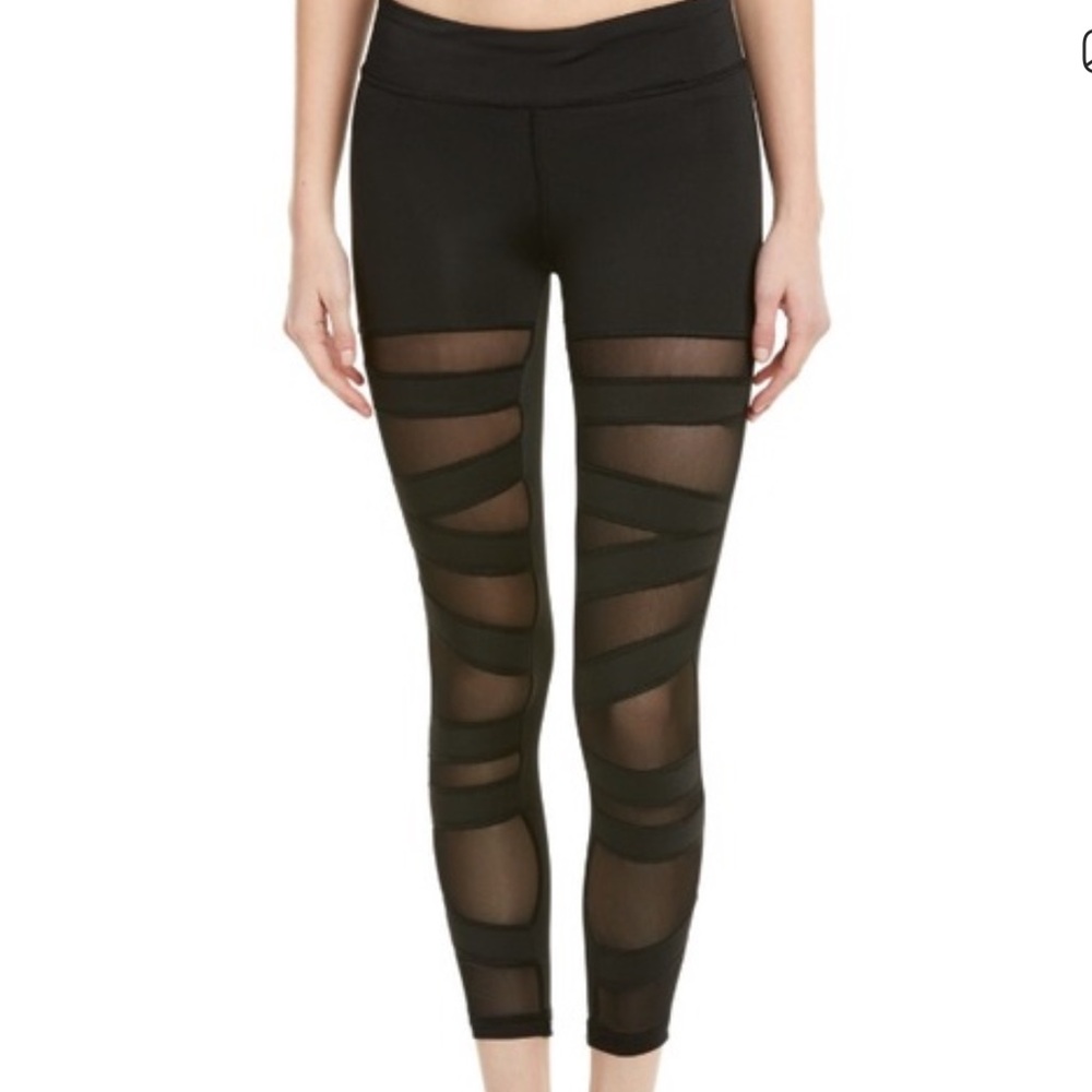 Electric Yoga Black Ballerina Leggings, Size XS